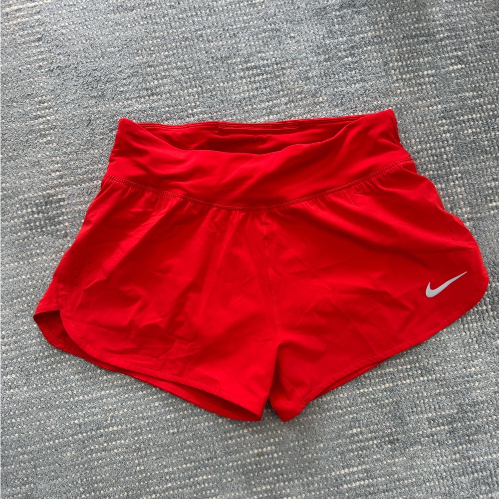 Nike Women's Dri-Fit Red Athletic Shorts